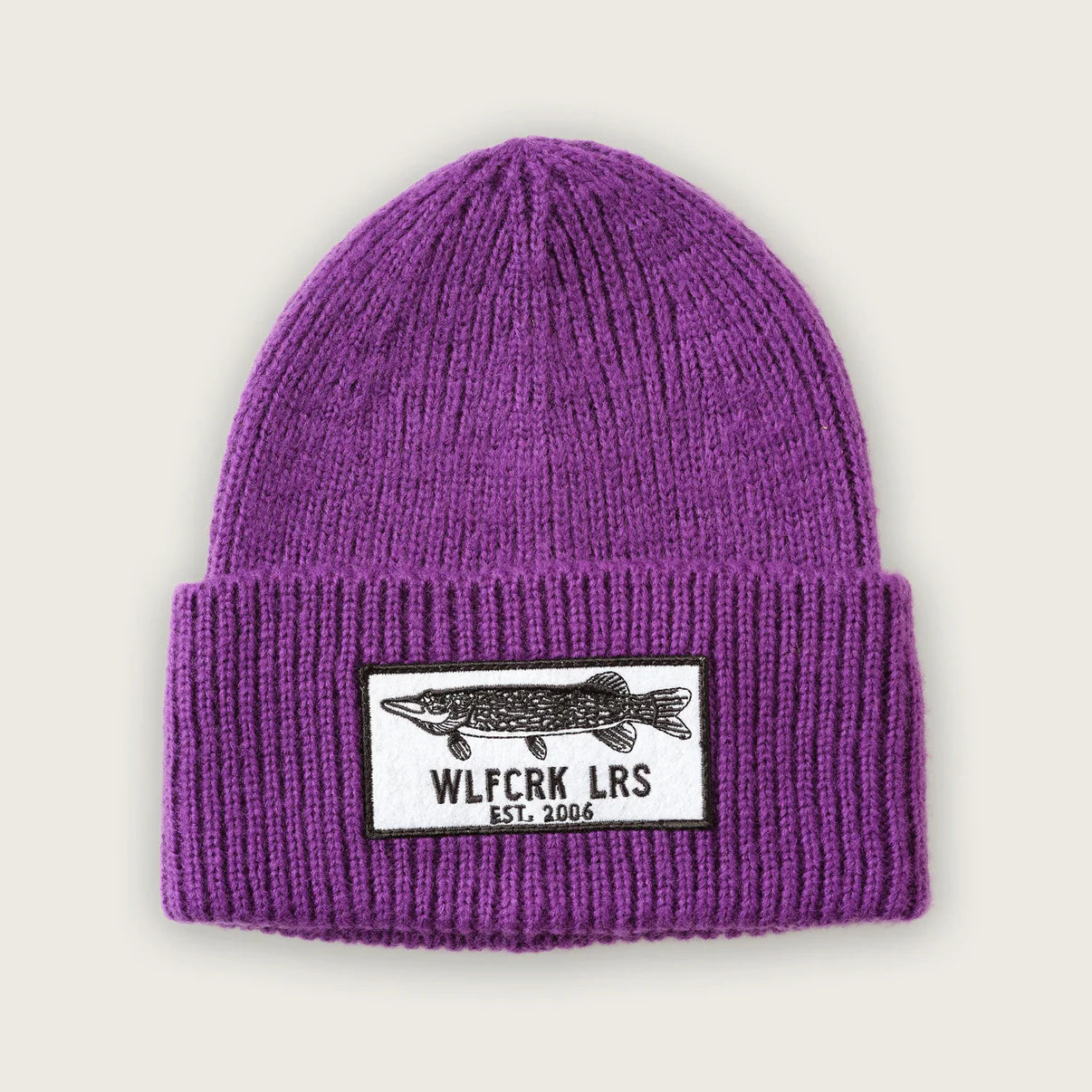 Wolfcreek Pike Patch Knitted Beanie Hat