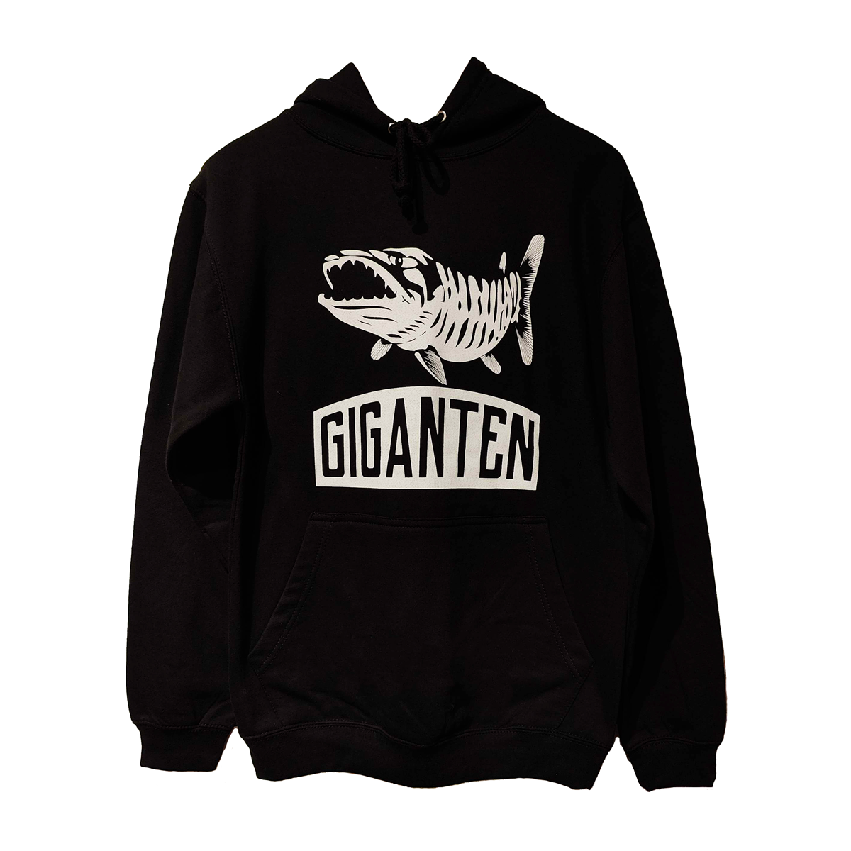 Sport fishing giant Hoodie Logo (Black & White)