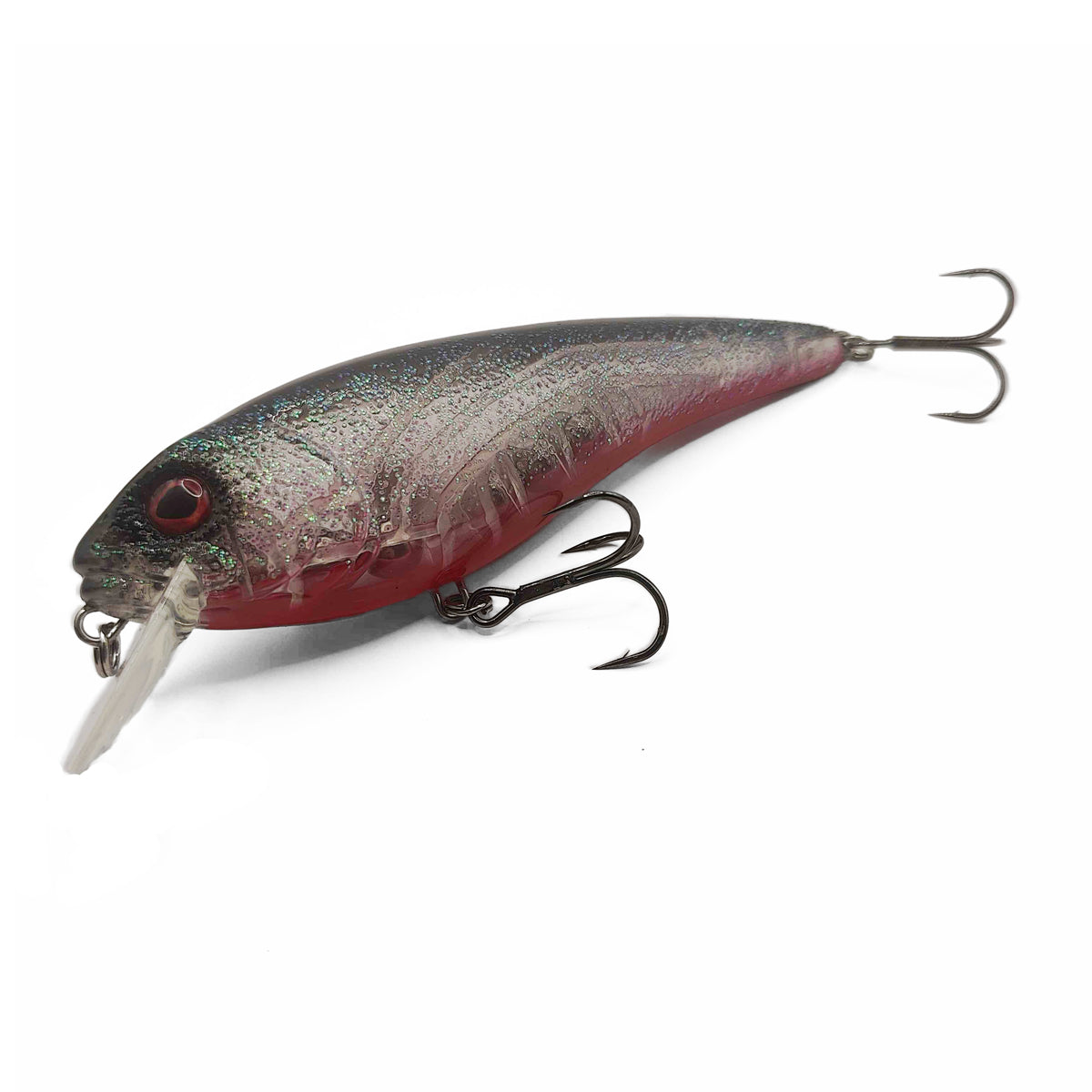 Custom: Westin Rawbite Crankbait 17cm, 100g (Low Floating) - Red Ghost