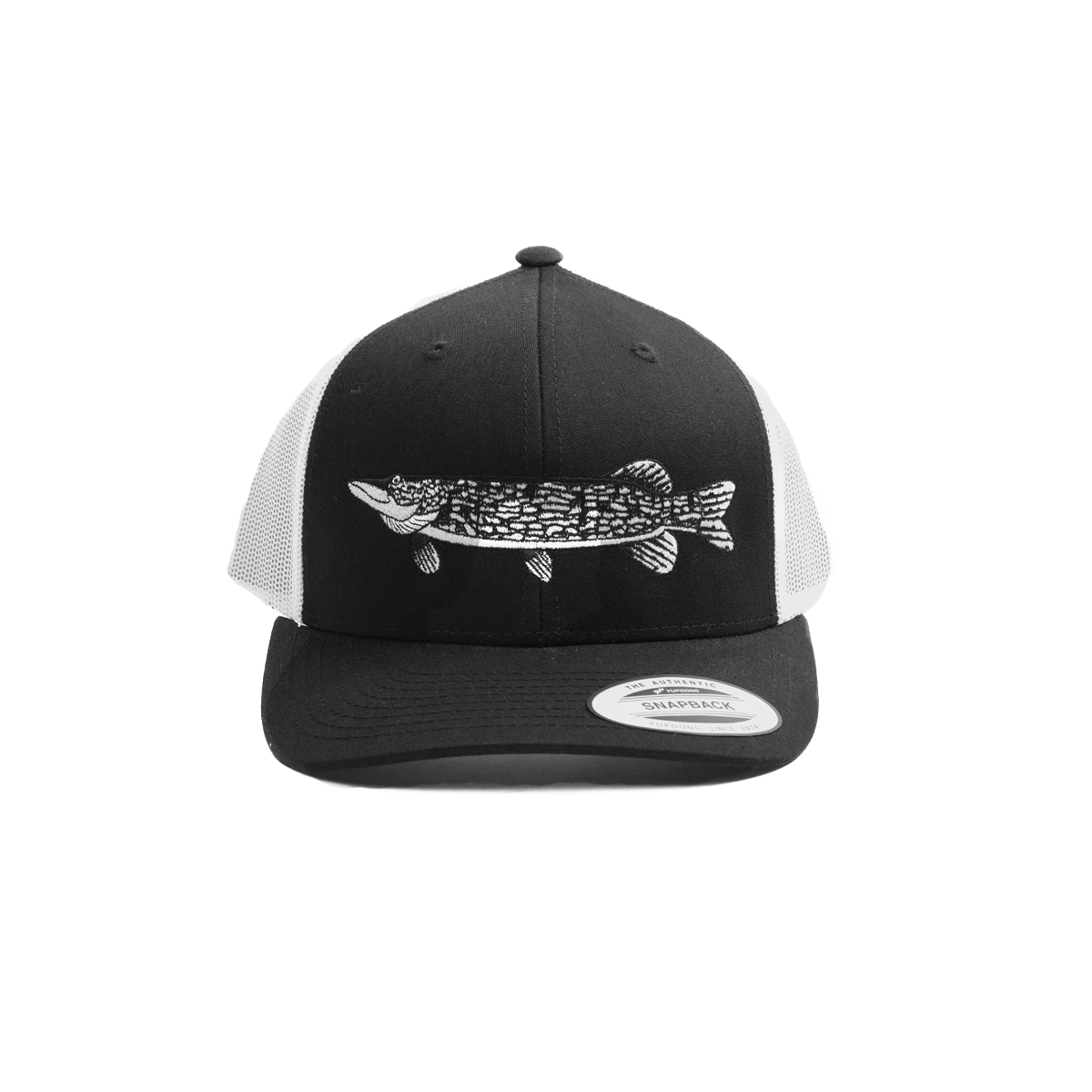 Wolfcreek Pike Logo Snapback Trucker Black/White