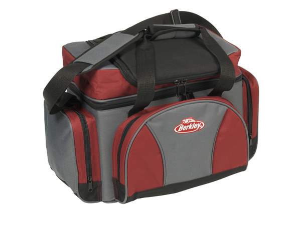 Berkley grazing bag - gray/red/black - incl: 4 boxes