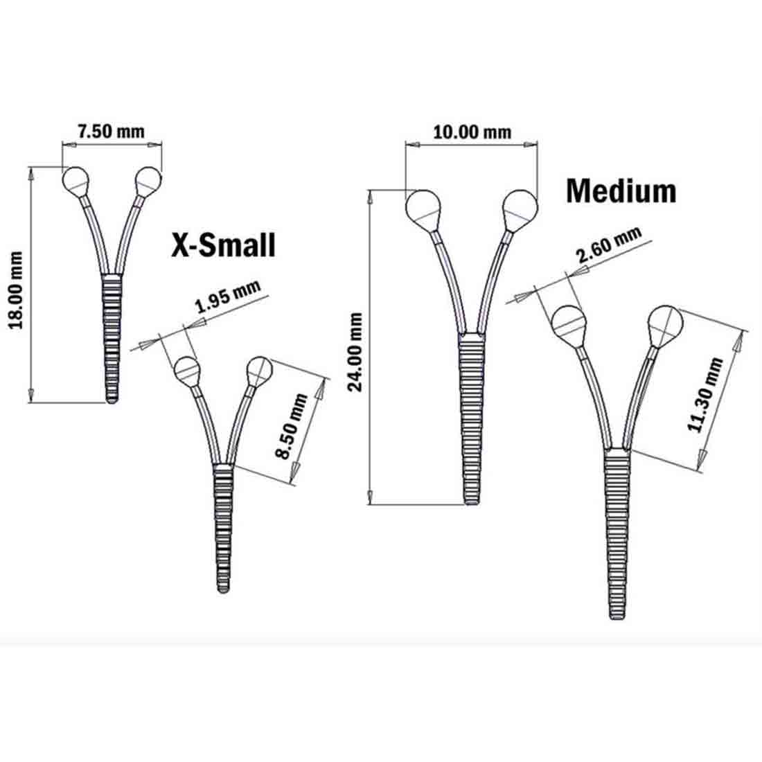 Easy Shrimp Eyes XS, 10-pack