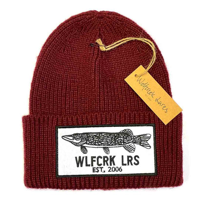 Wolfcreek Pike Patch Knitted Beanie Hat