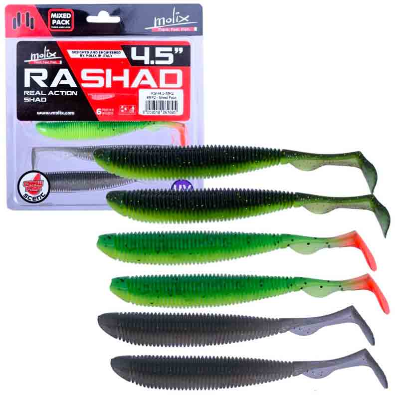 Molix Ra Shad 7.6 cm, 8-pack