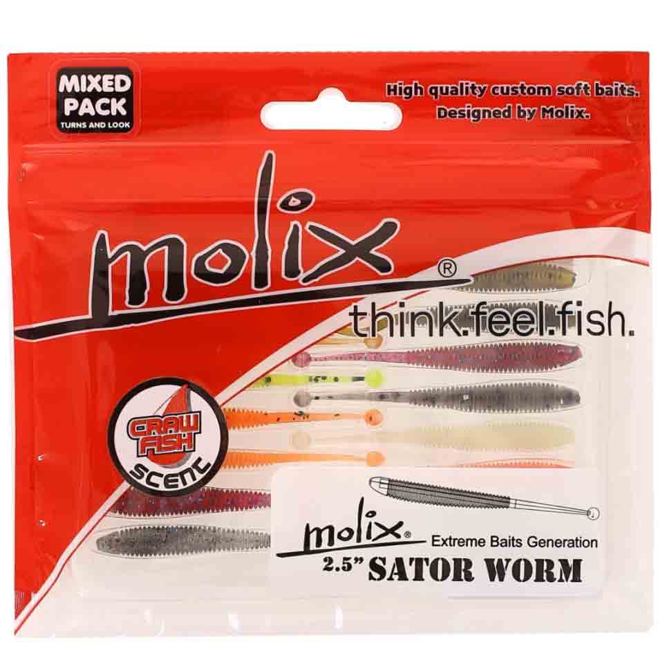 Molix Sator Worm 6.35cm, 15-Pack