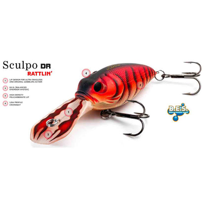 Molix Sculpo Dr Rattli'n USA Special Edition 5.5cm, 14G