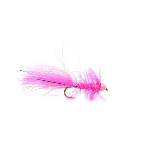 Wolly Bugger Pink Conehead Streamer #8